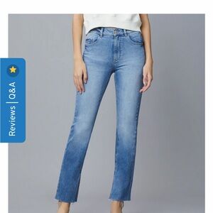 DL1961 Light Blue Straight Leg Jeans